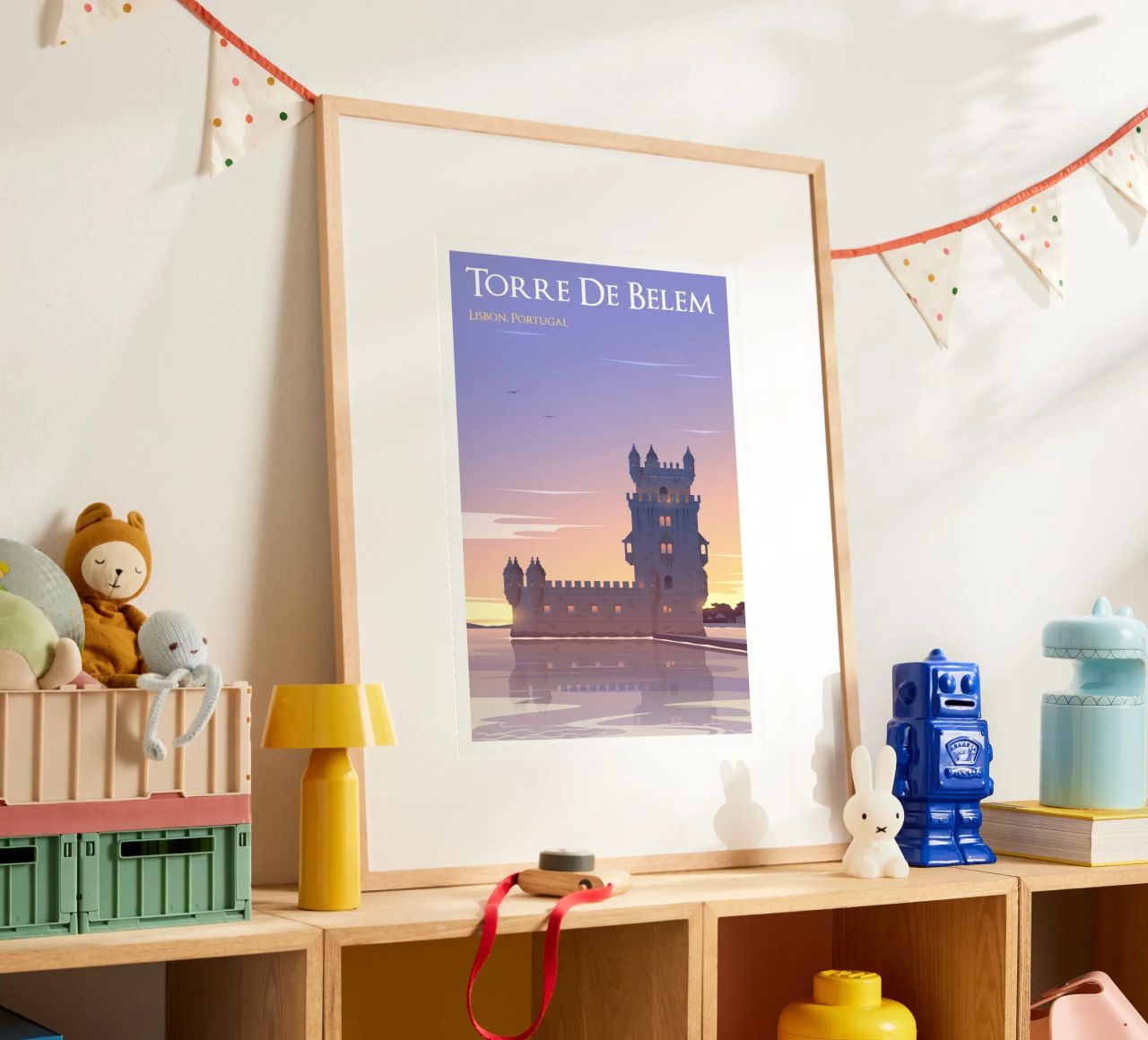 Torre de Belem, Portugal poster de Wanderlust Vibes