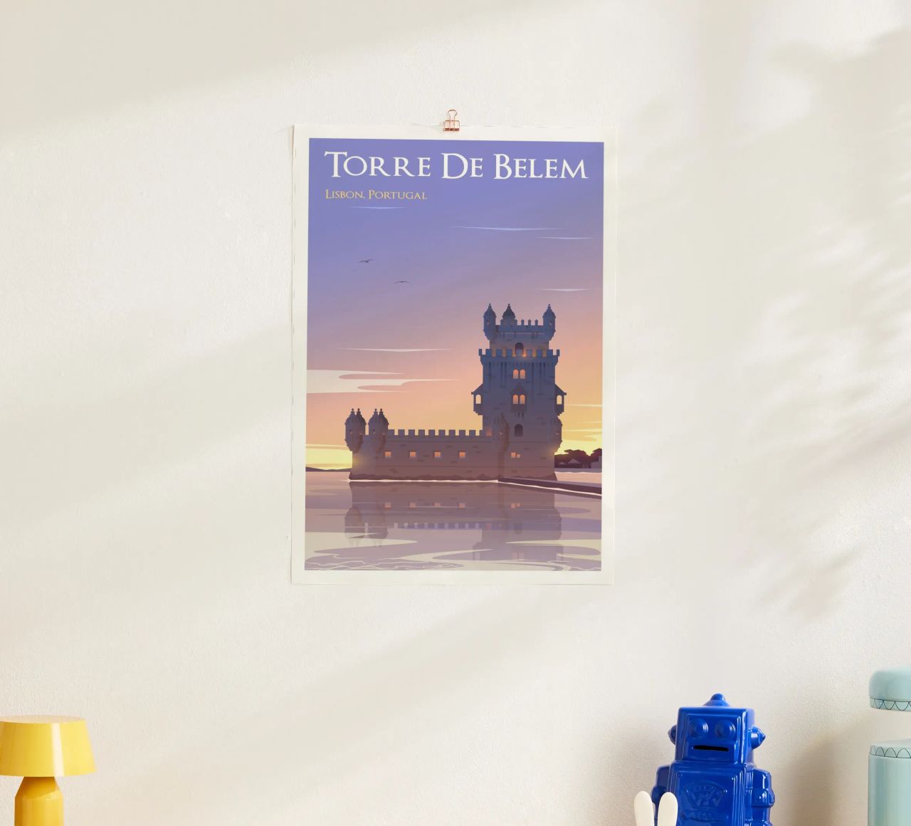 Torre de Belem, Portugal poster de Wanderlust Vibes