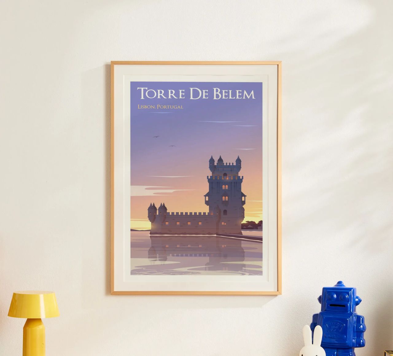 Torre de Belem, Portugal poster de Wanderlust Vibes