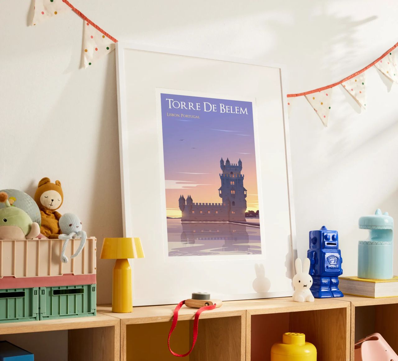 Torre de Belem, Portugal poster de Wanderlust Vibes