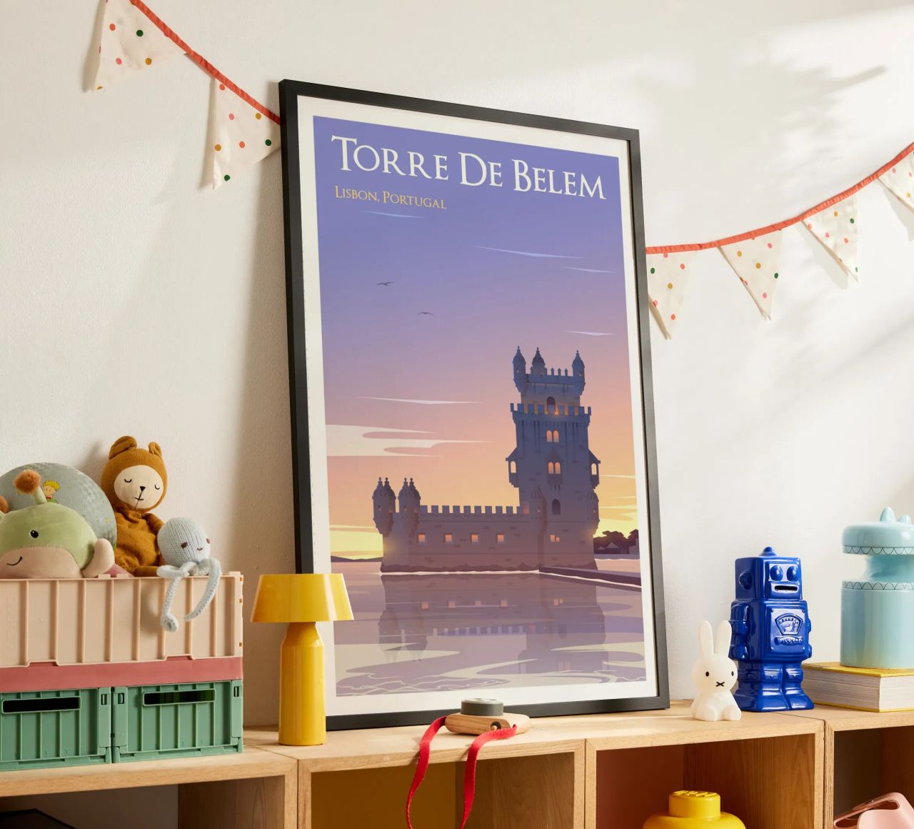 Torre de Belem, Portugal poster de Wanderlust Vibes