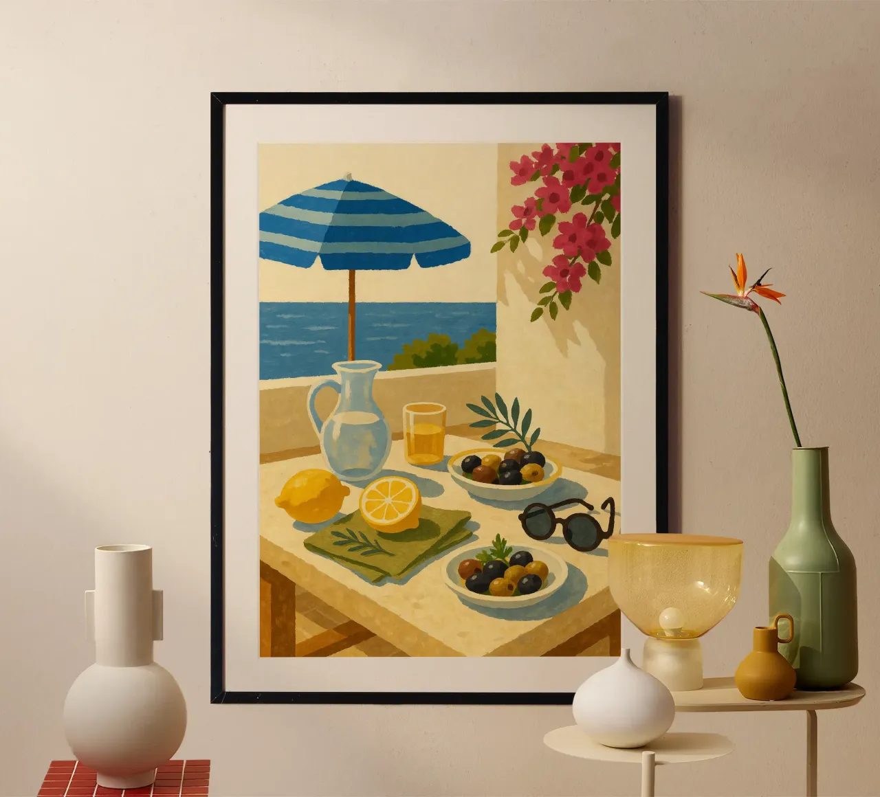 Mediterranean Table Hahnemühle von Mosaic Dialogue
