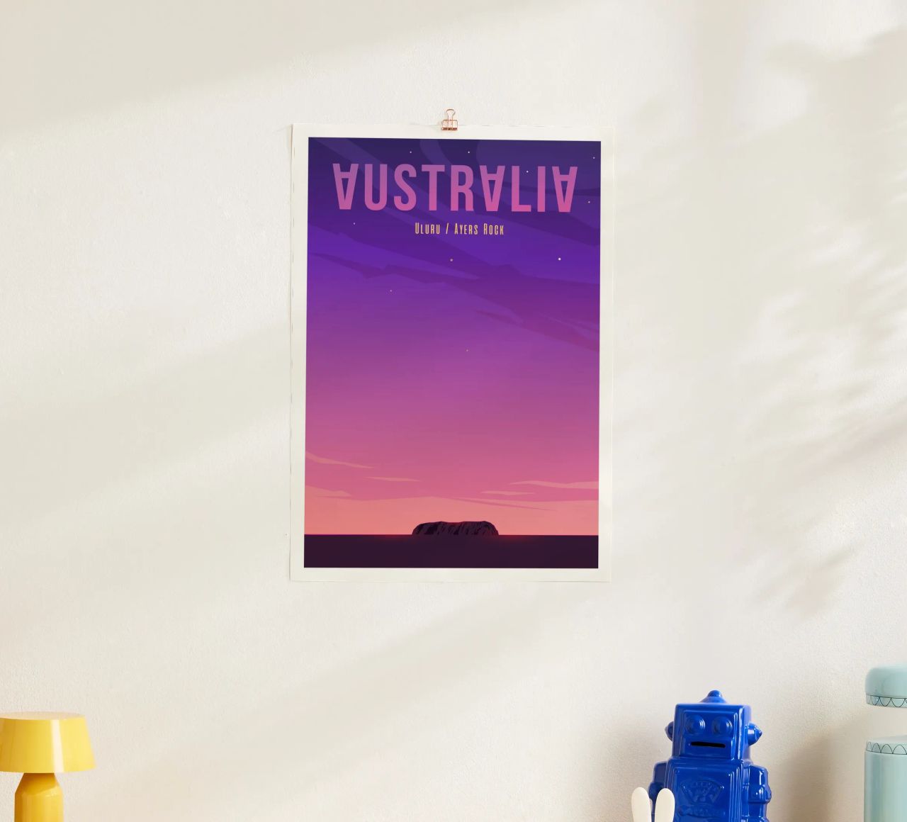Uluru, Australie poster de Wanderlust Vibes