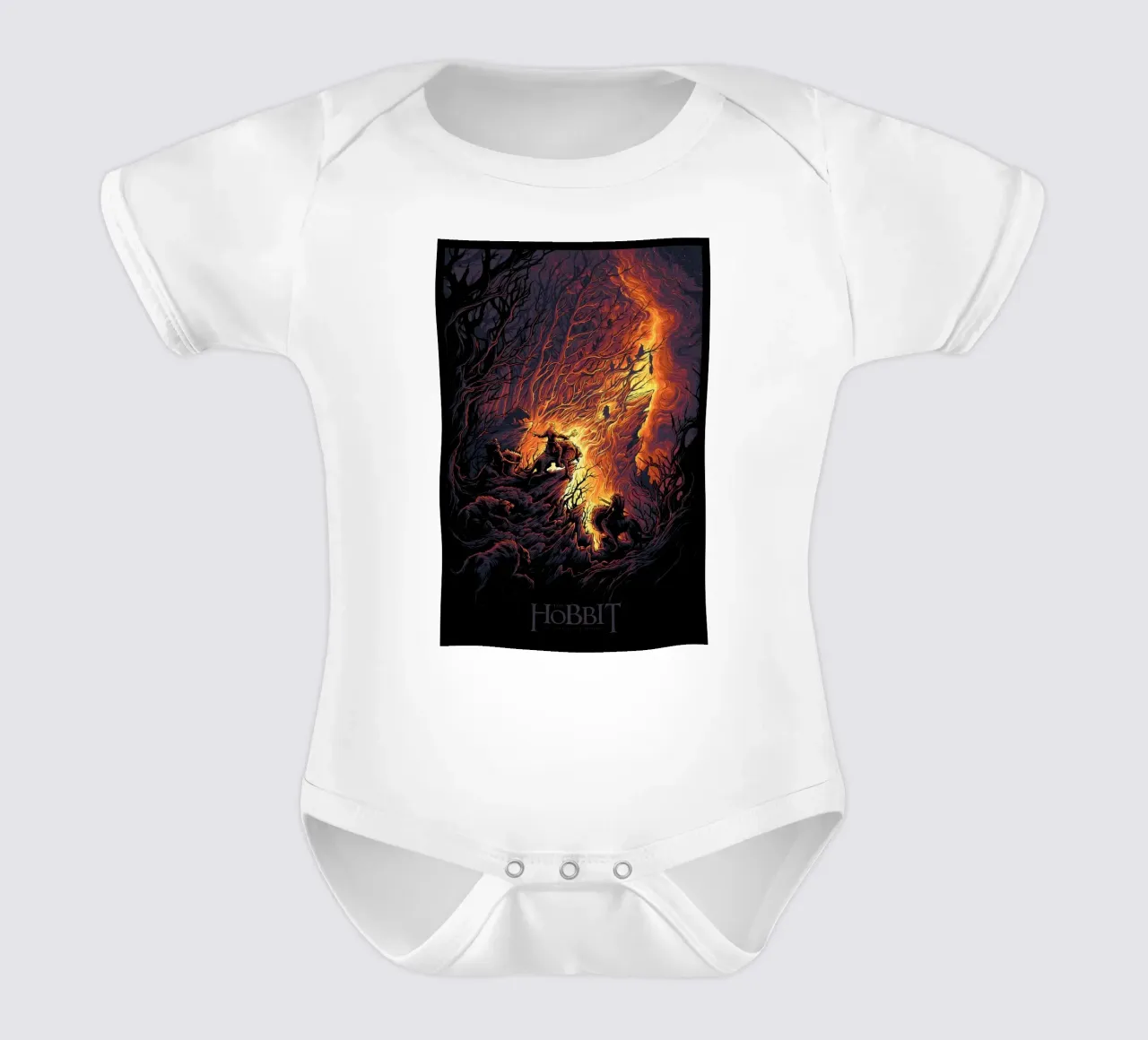 An Unexpected Journey The Hobbit short-sleeve baby romper by Junkie Movie