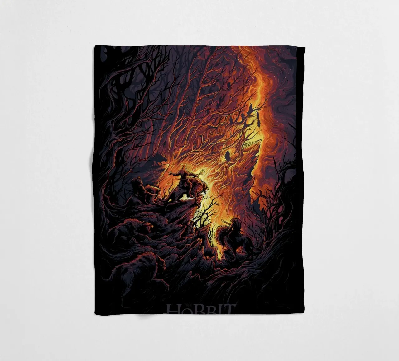 Un viaggio inaspettato Lo Hobbit coperta in pile da Junkie Movie