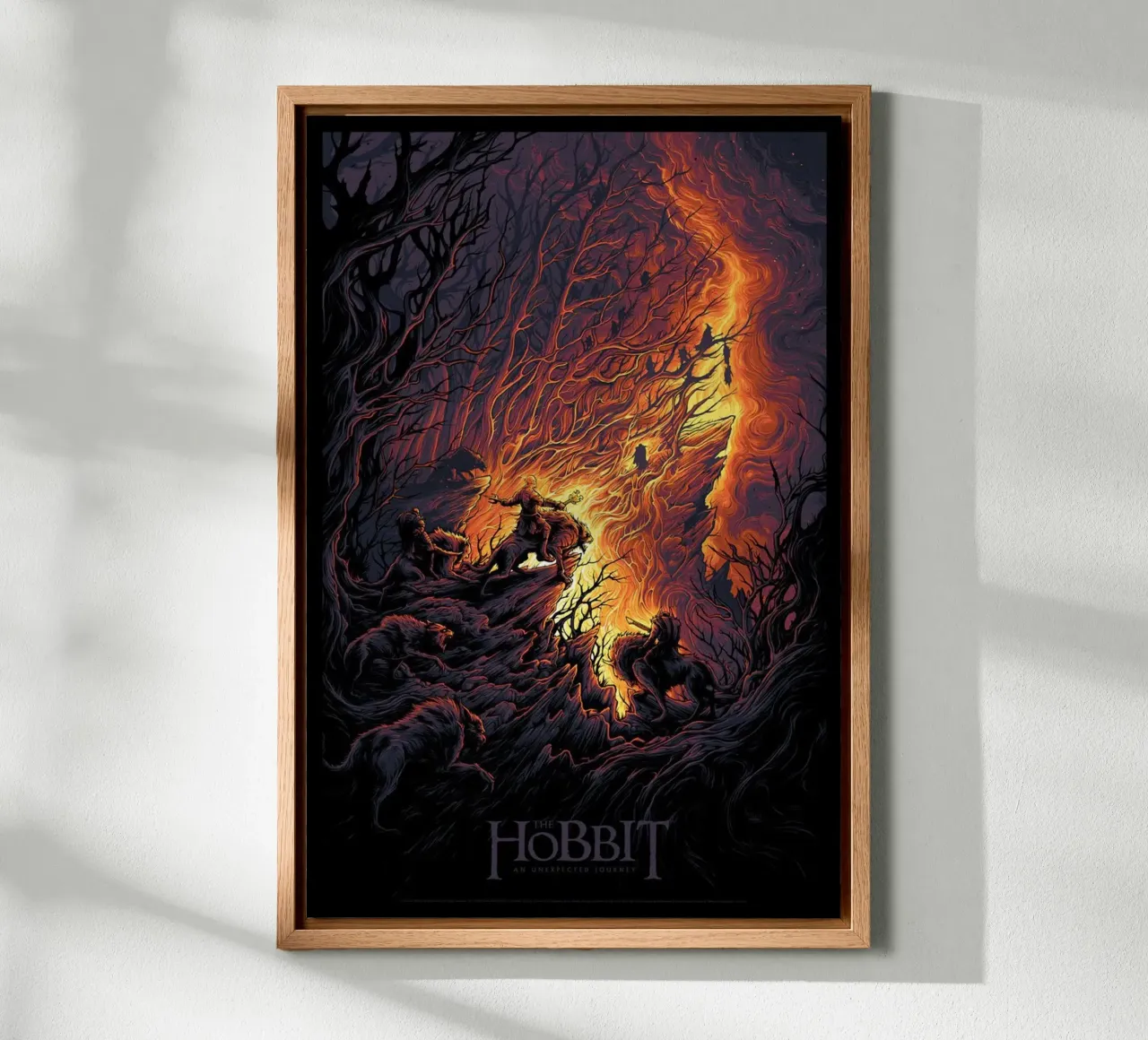 An Unexpected Journey The Hobbit canvas by Junkie Movie