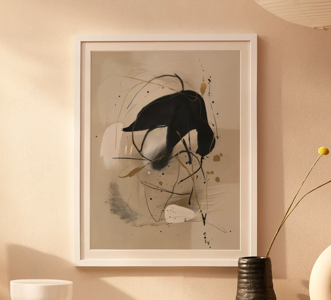 Impulso d'inchiostro orbitale poster con telaio in plastica da Monarch Arc