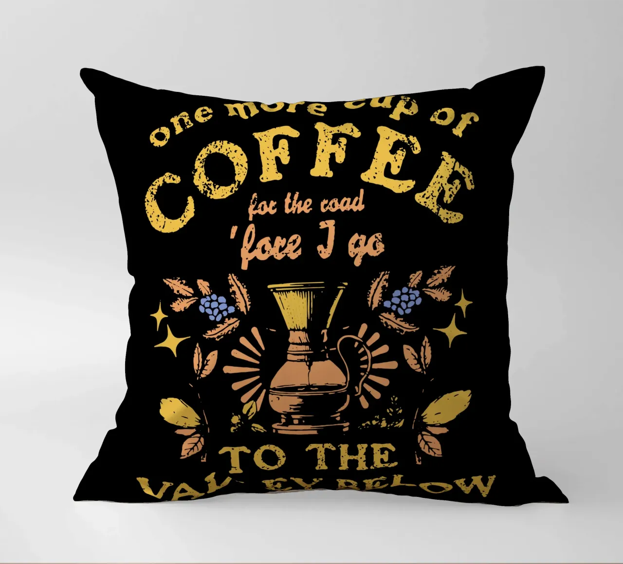 Un'altra tazza di caffè (Bob Dylan) cuscino da Gunawan Rb