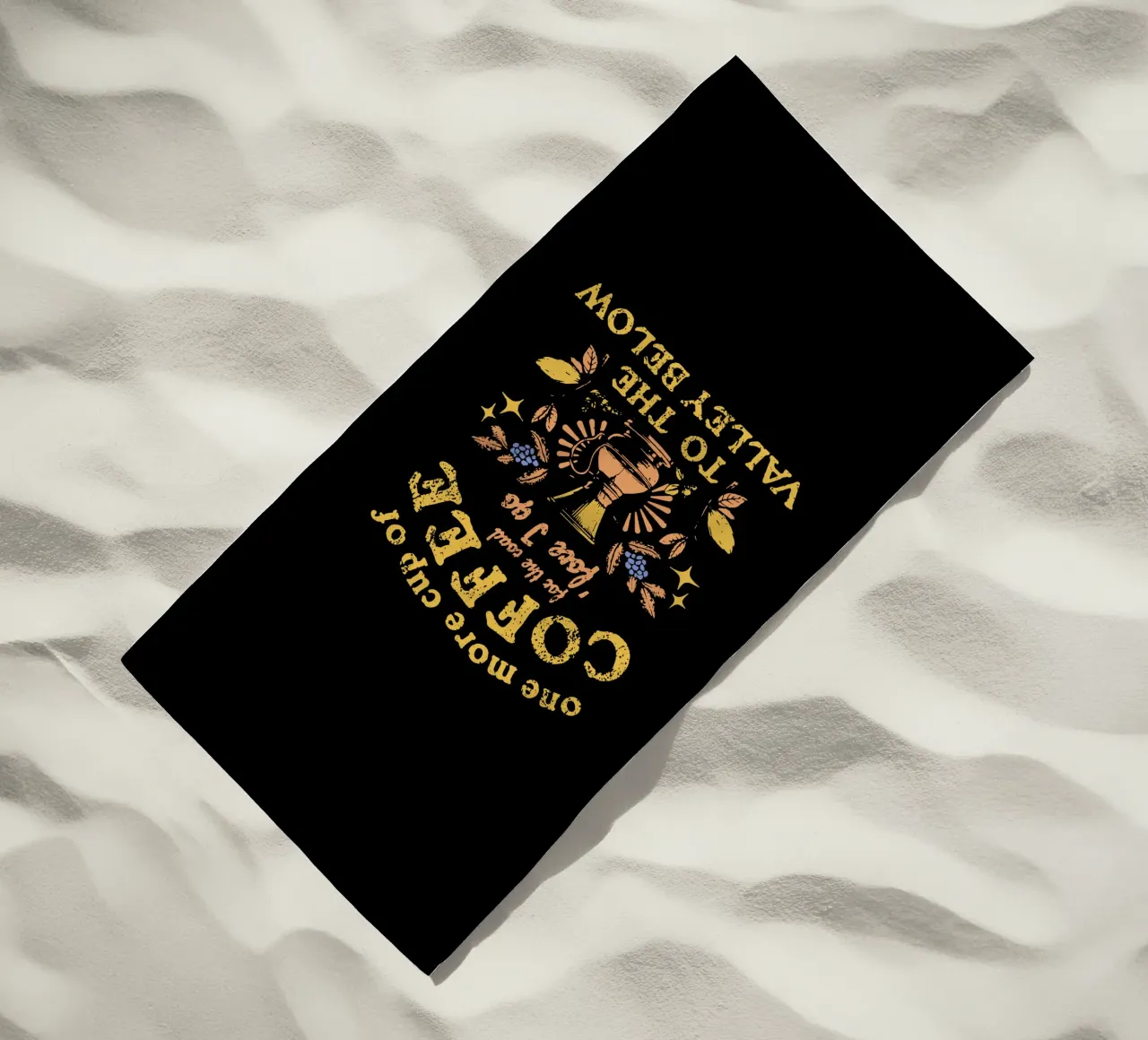 Un'altra tazza di caffè (Bob Dylan) telo mare da Gunawan Rb