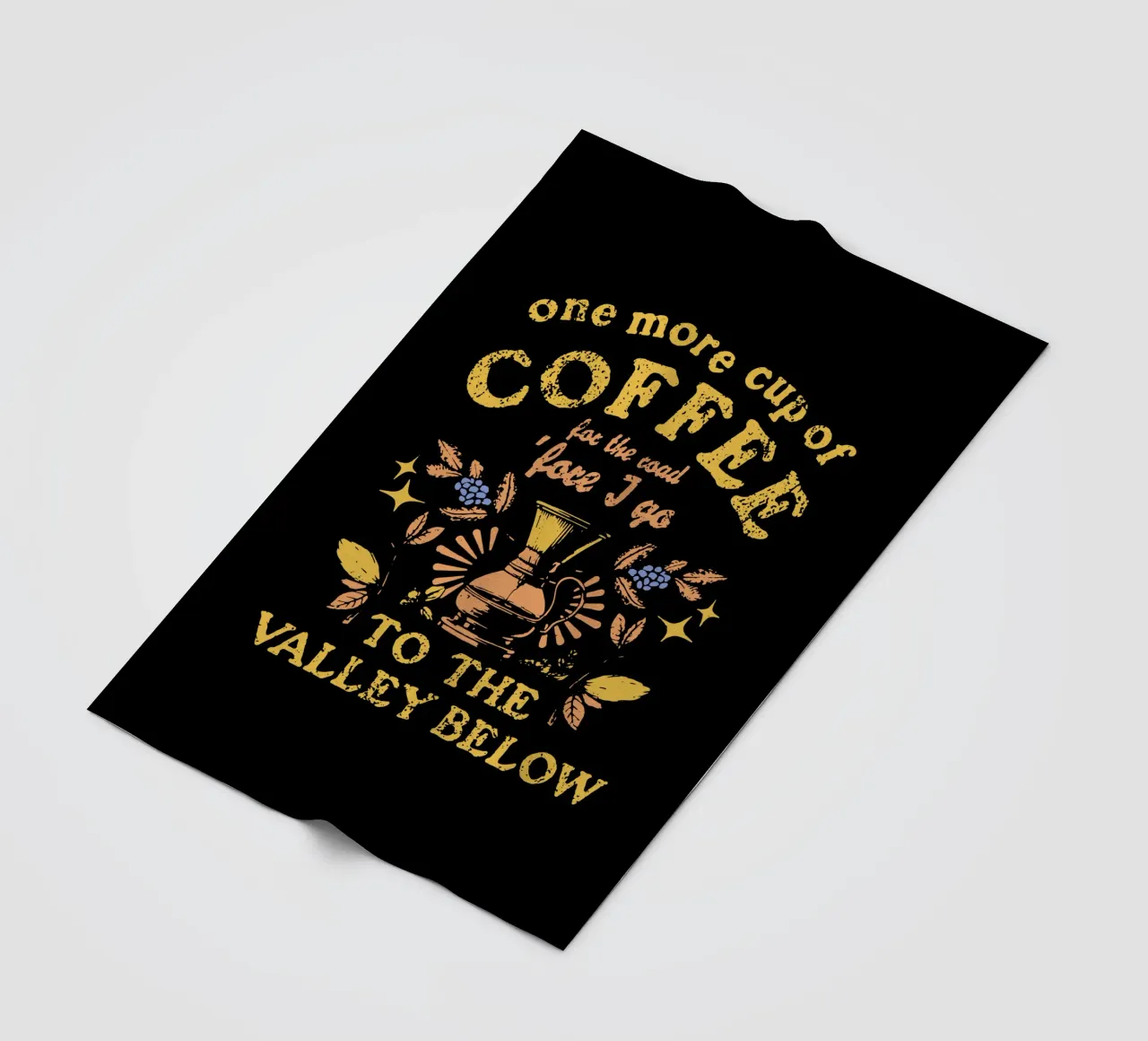 Un'altra tazza di caffè (Bob Dylan) coperta in pile da Gunawan Rb