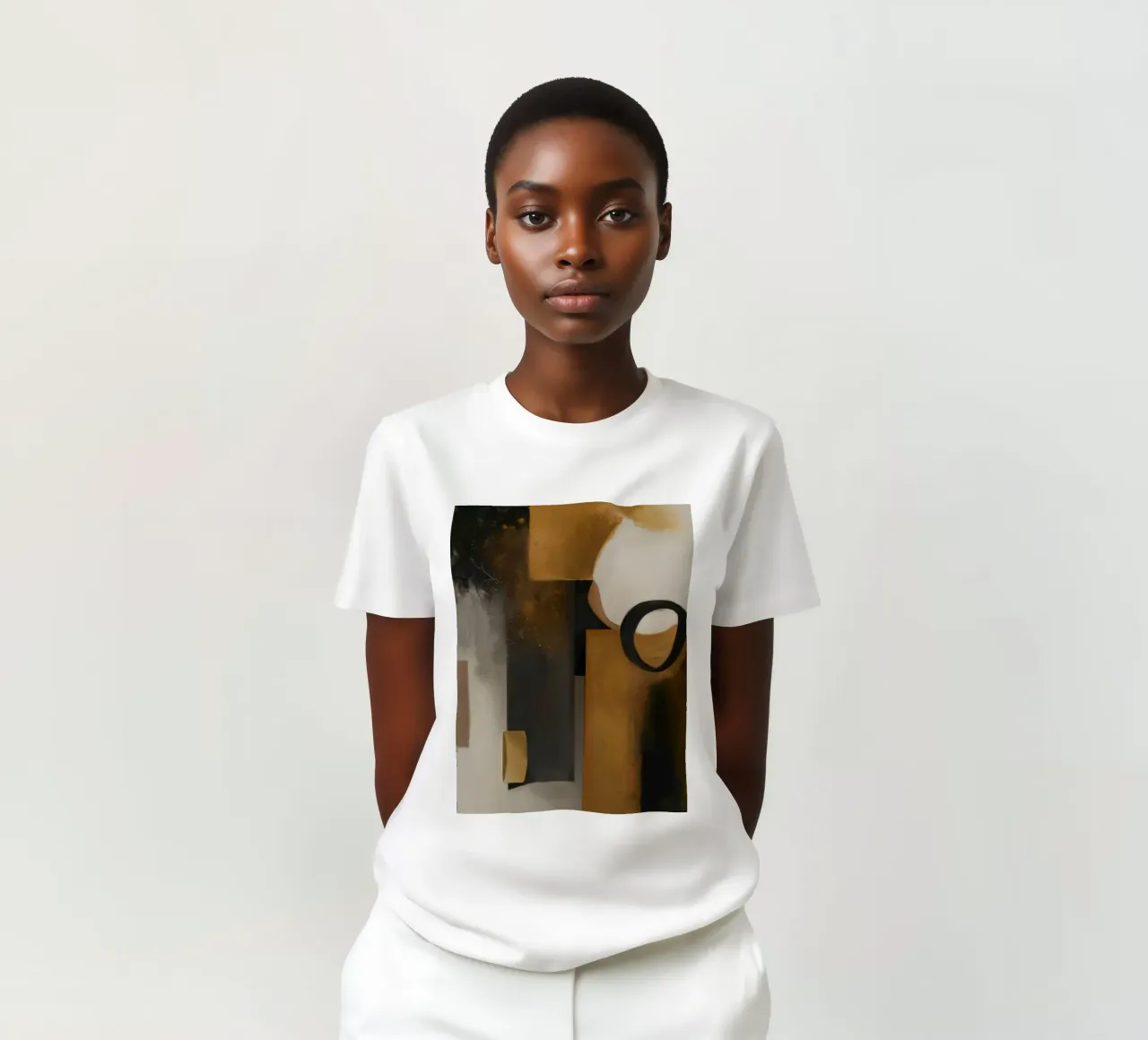 Bronze Form Silence t-shirt by Monarch Arc