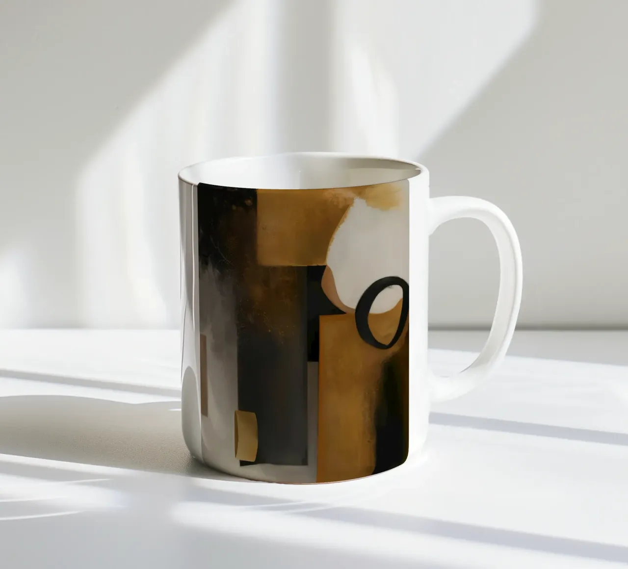 Forma di bronzo Silenzio tazza in ceramica da Monarch Arc