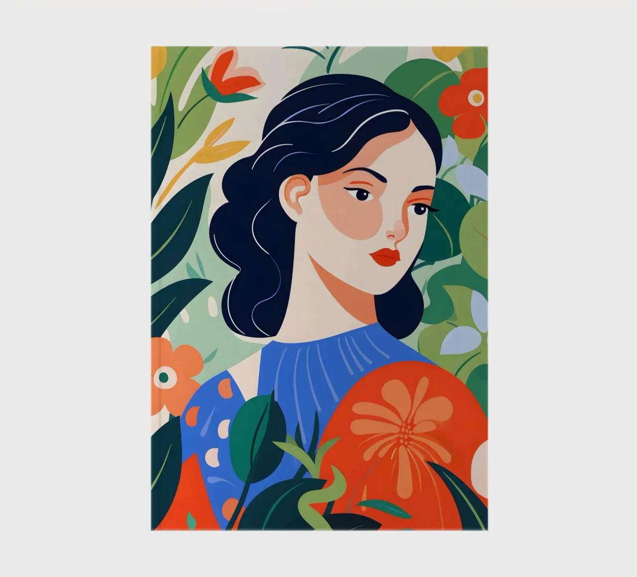 Woman in Nature notebook by LisaArtes