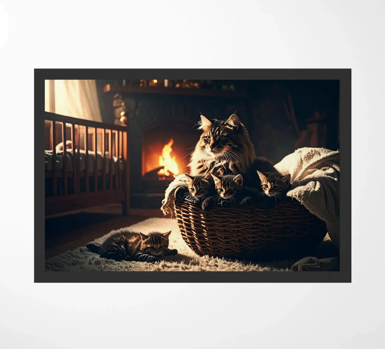 CHATTE ET QUATRE CHATONS. zerbino da Thierry vobmann photography