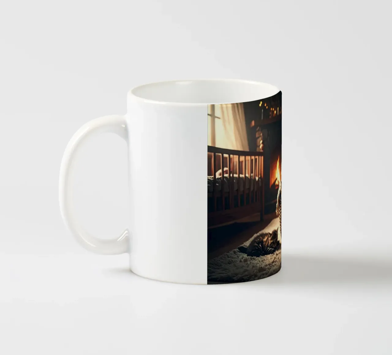 CHATTE ET QUATRE CHATONS. tazza in ceramica da Thierry vobmann photography