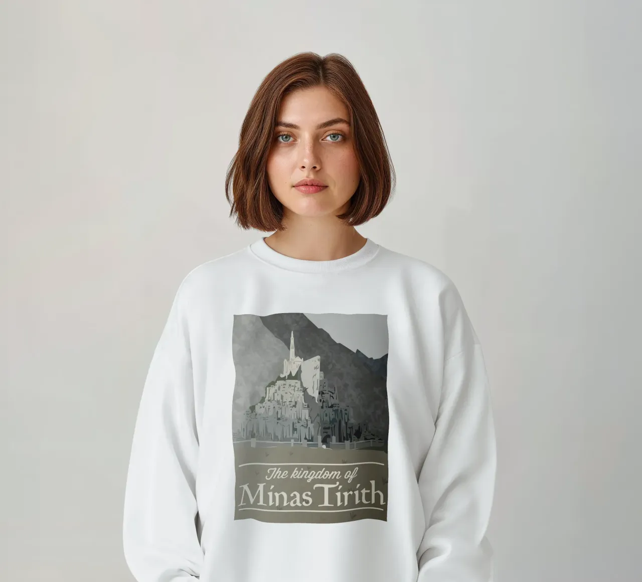 Le royaume de Minas Tirith sweat de Junkie Movie