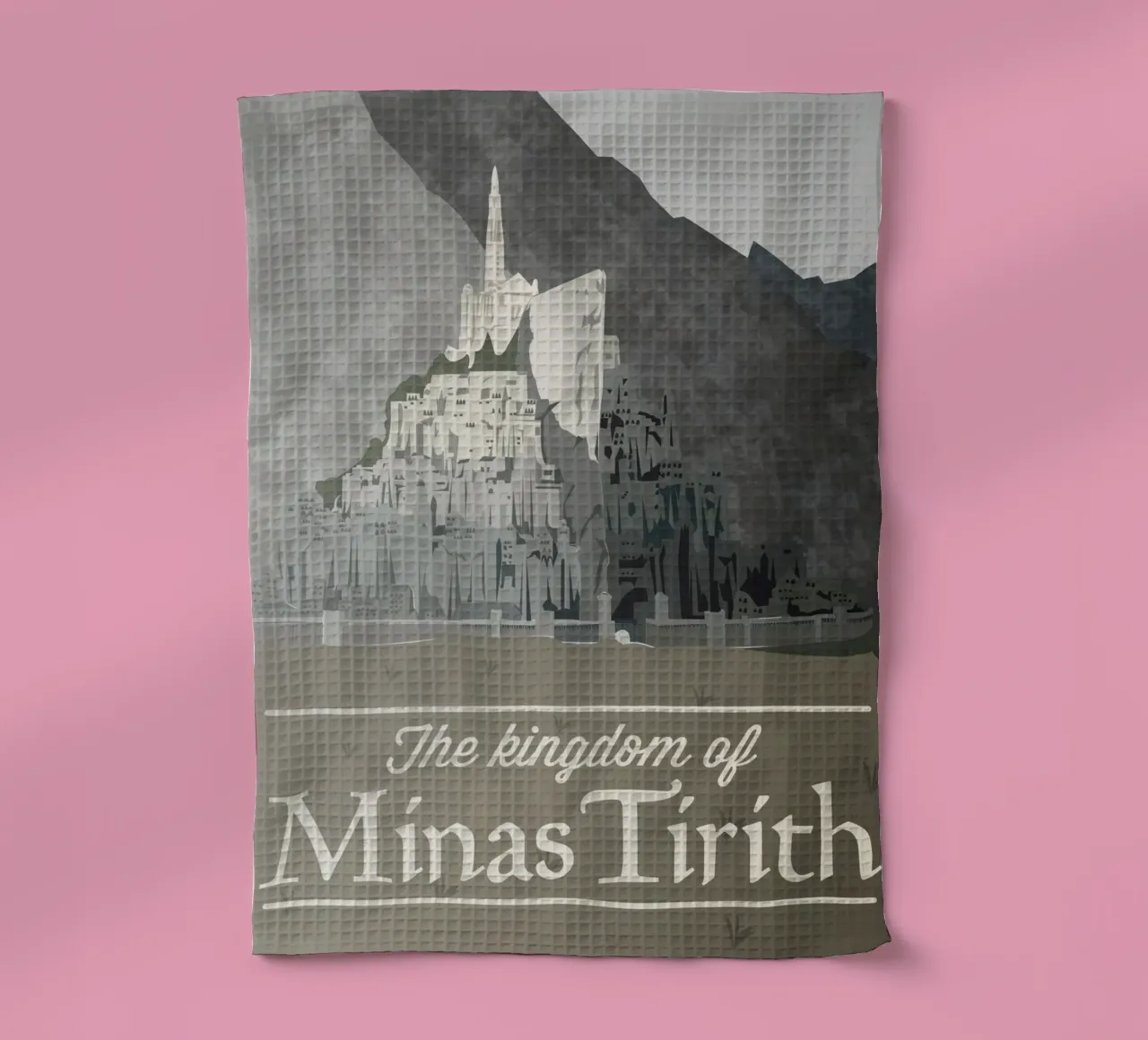 Il Regno di Minas Tirith canovaccio da cucina da Junkie Movie