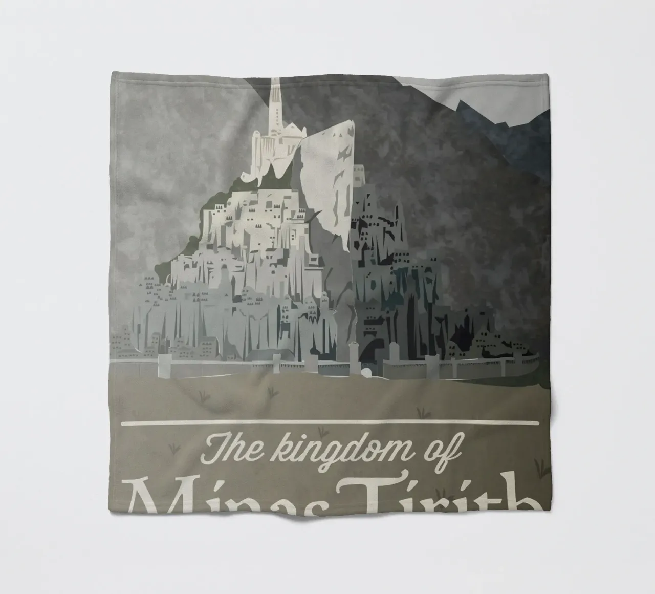 Das Königreich von Minas Tirith Fleecedecke von Junkie Movie