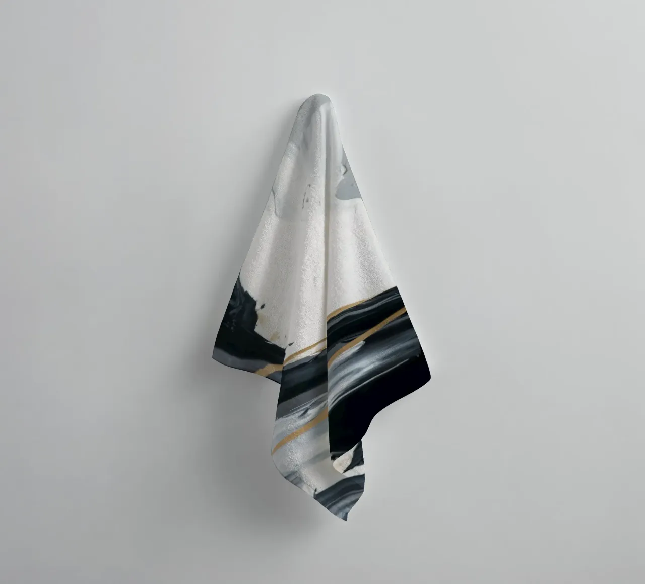 Ivory Slash Rift towel by Monarch Arc