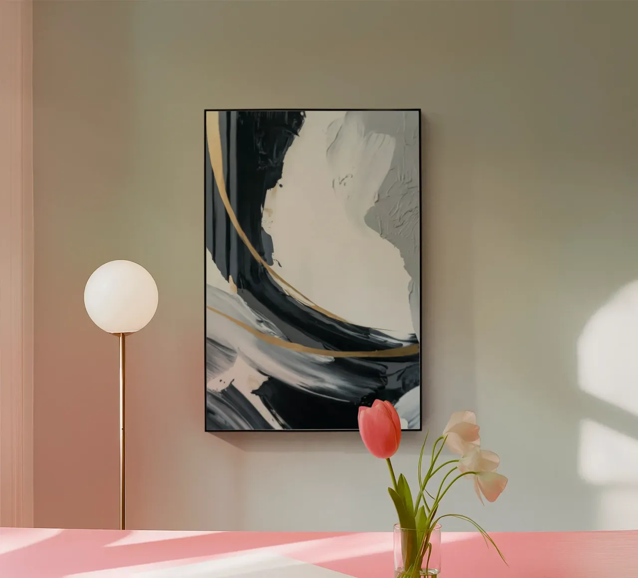 Ivory Slash Rift acrylic glass by Monarch Arc