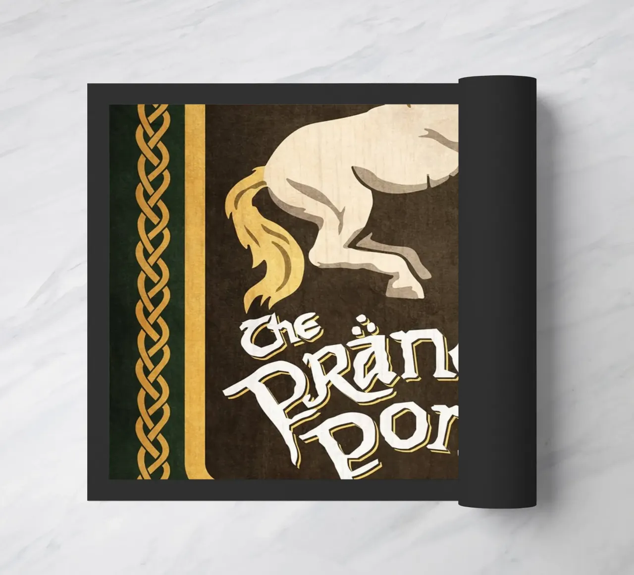 The Prancing Pony Bar doormat by Junkie Movie
