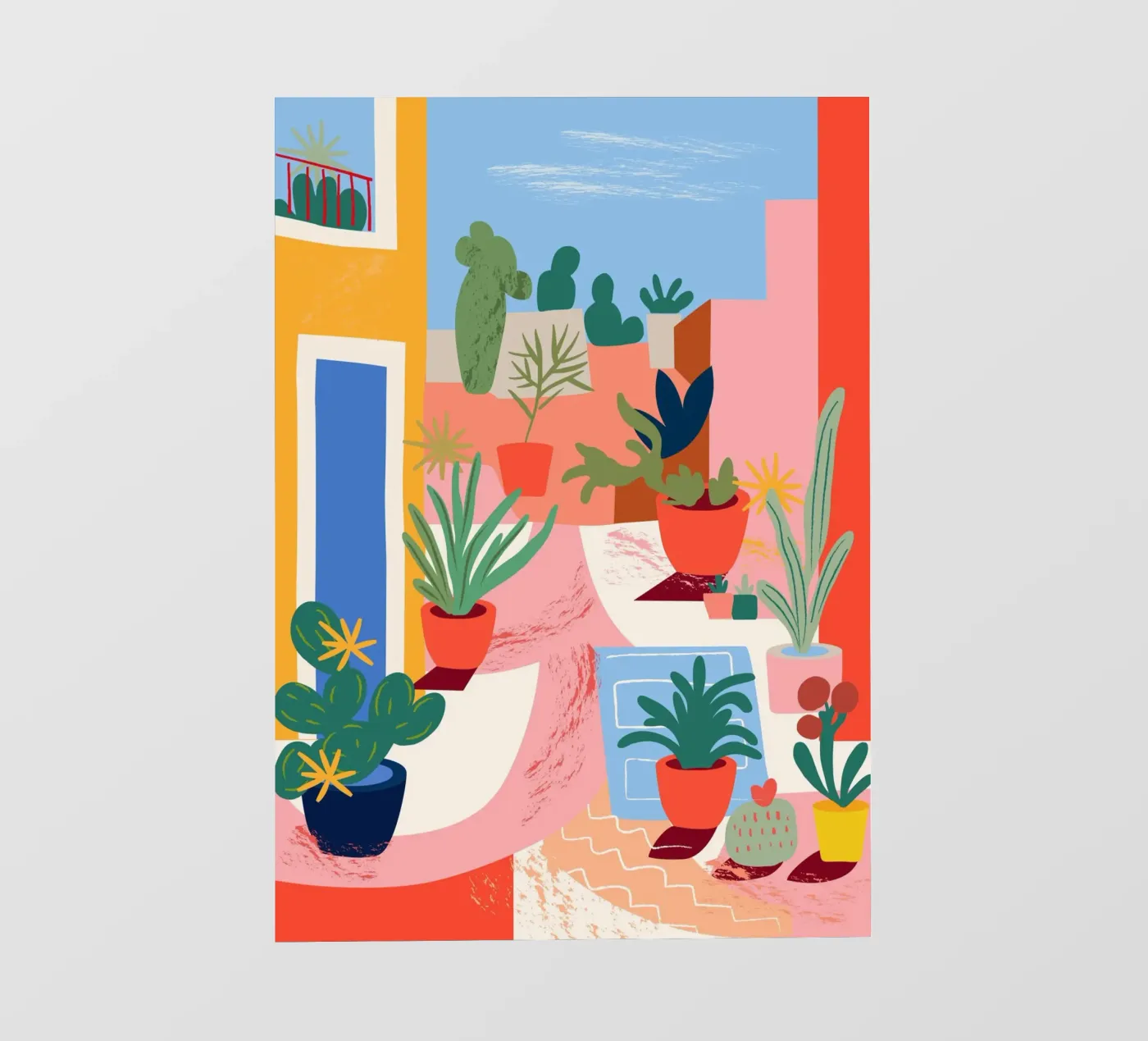 Cacti fotobehang van LisaArtes