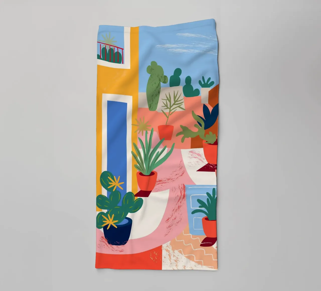 Cacti badhanddoek van LisaArtes