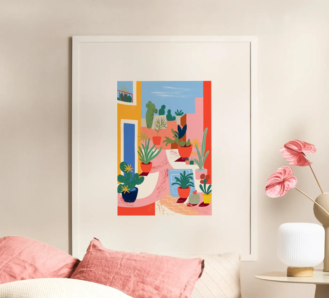 Cacti poster van LisaArtes