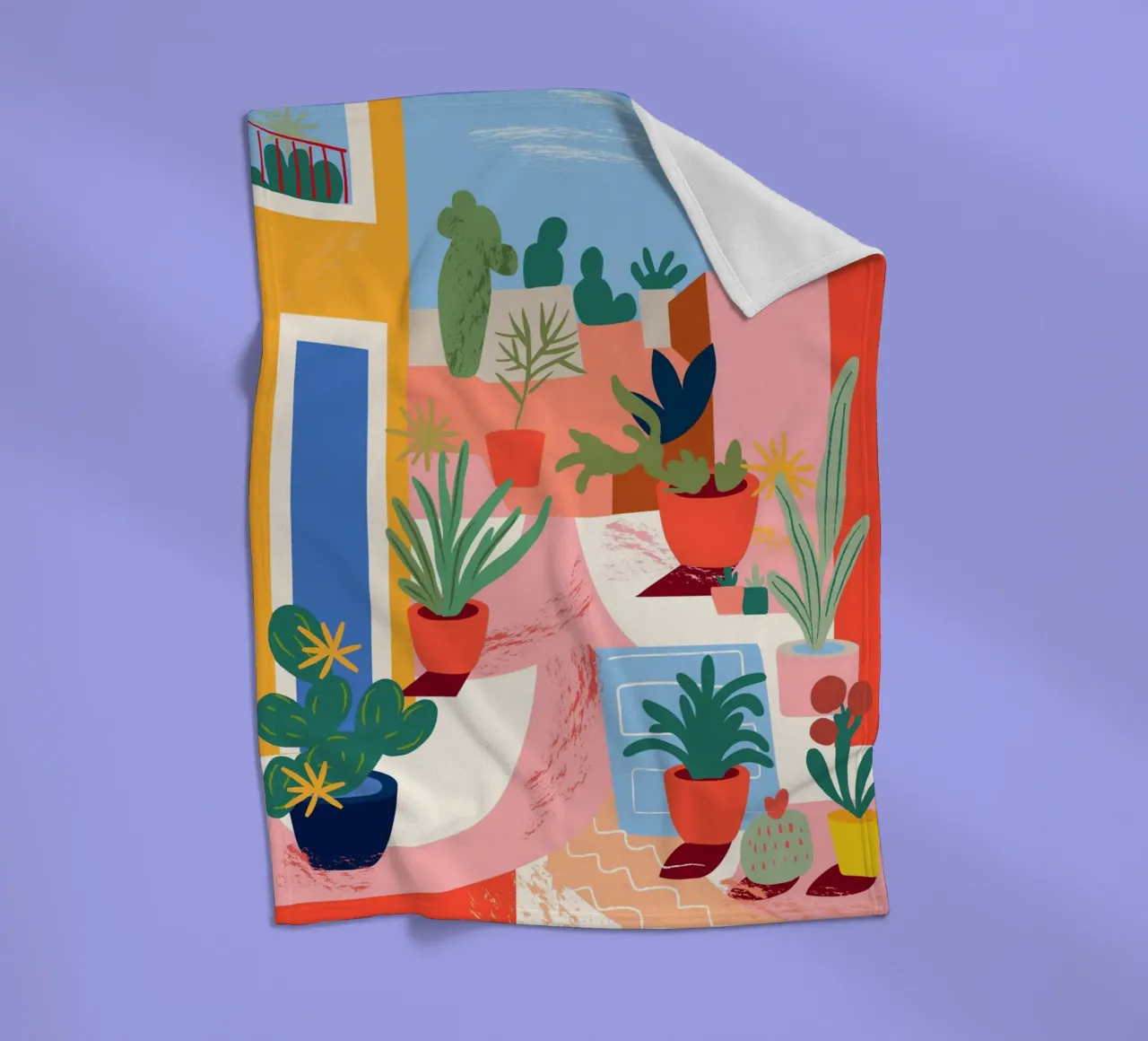 Cacti fleecedeken van LisaArtes