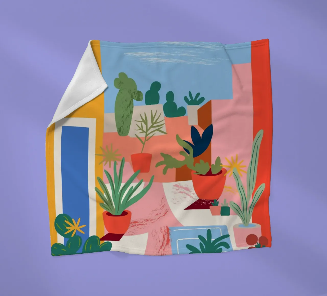 Cacti fleecedeken van LisaArtes