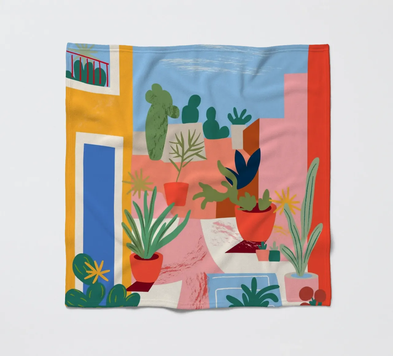 Cacti fleecedeken van LisaArtes