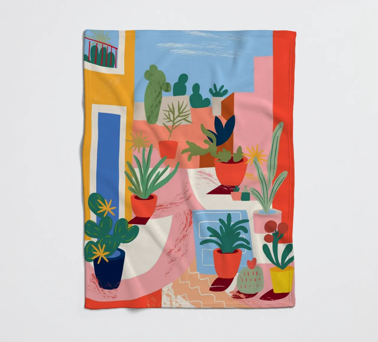 Cacti fleecedeken van LisaArtes