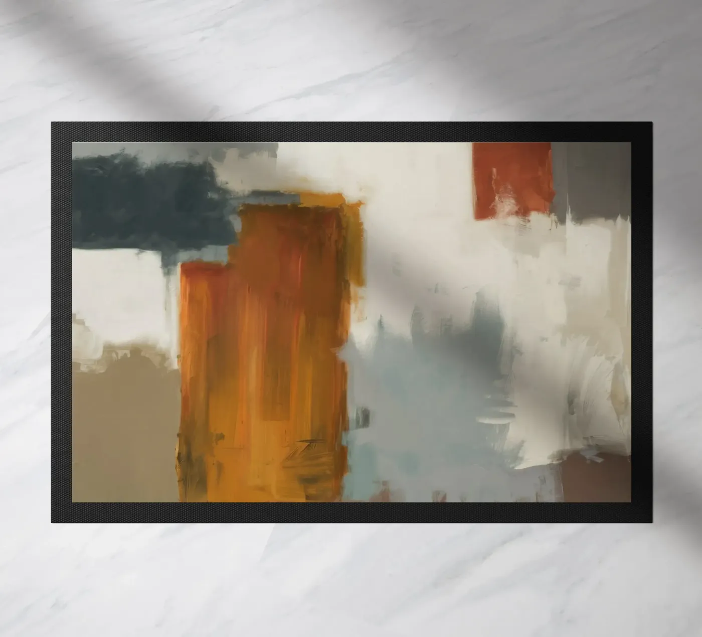 Muted Structure Grid Fußmatte von Monarch Arc