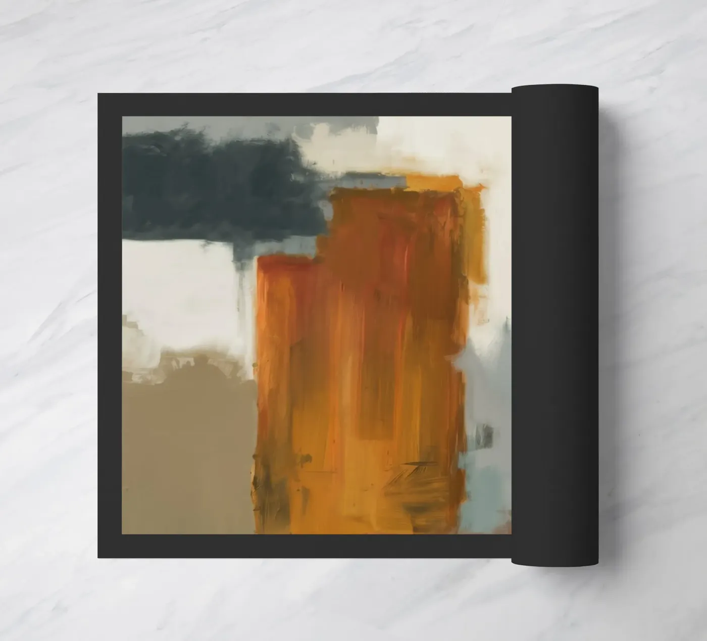 Muted Structure Grid Fußmatte von Monarch Arc