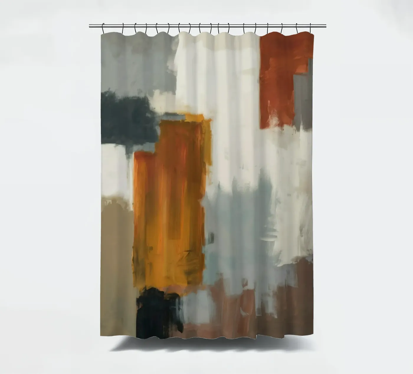 Muted Structure Grid douchegordijn van Monarch Arc