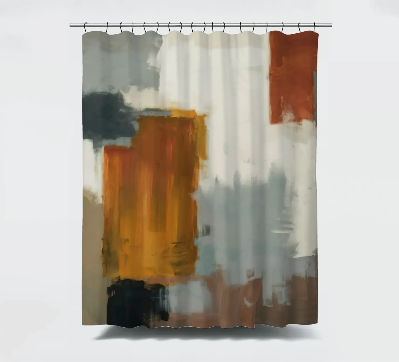 Muted Structure Grid douchegordijn van Monarch Arc