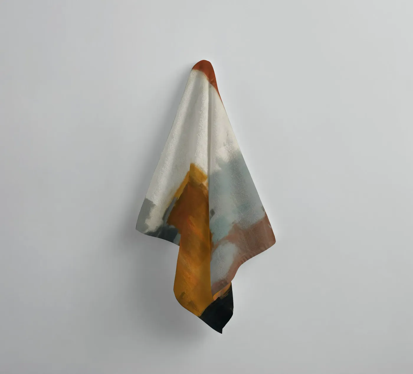 Muted Structure Grid towel by Monarch Arc