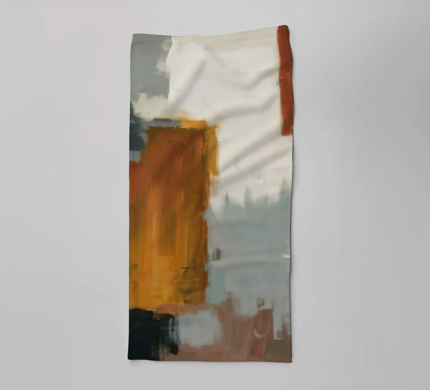 Muted Structure Grid towel by Monarch Arc