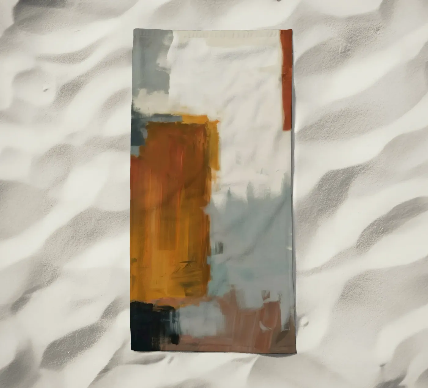 Gedämpfte Struktur Raster Strandtuch von Monarch Arc