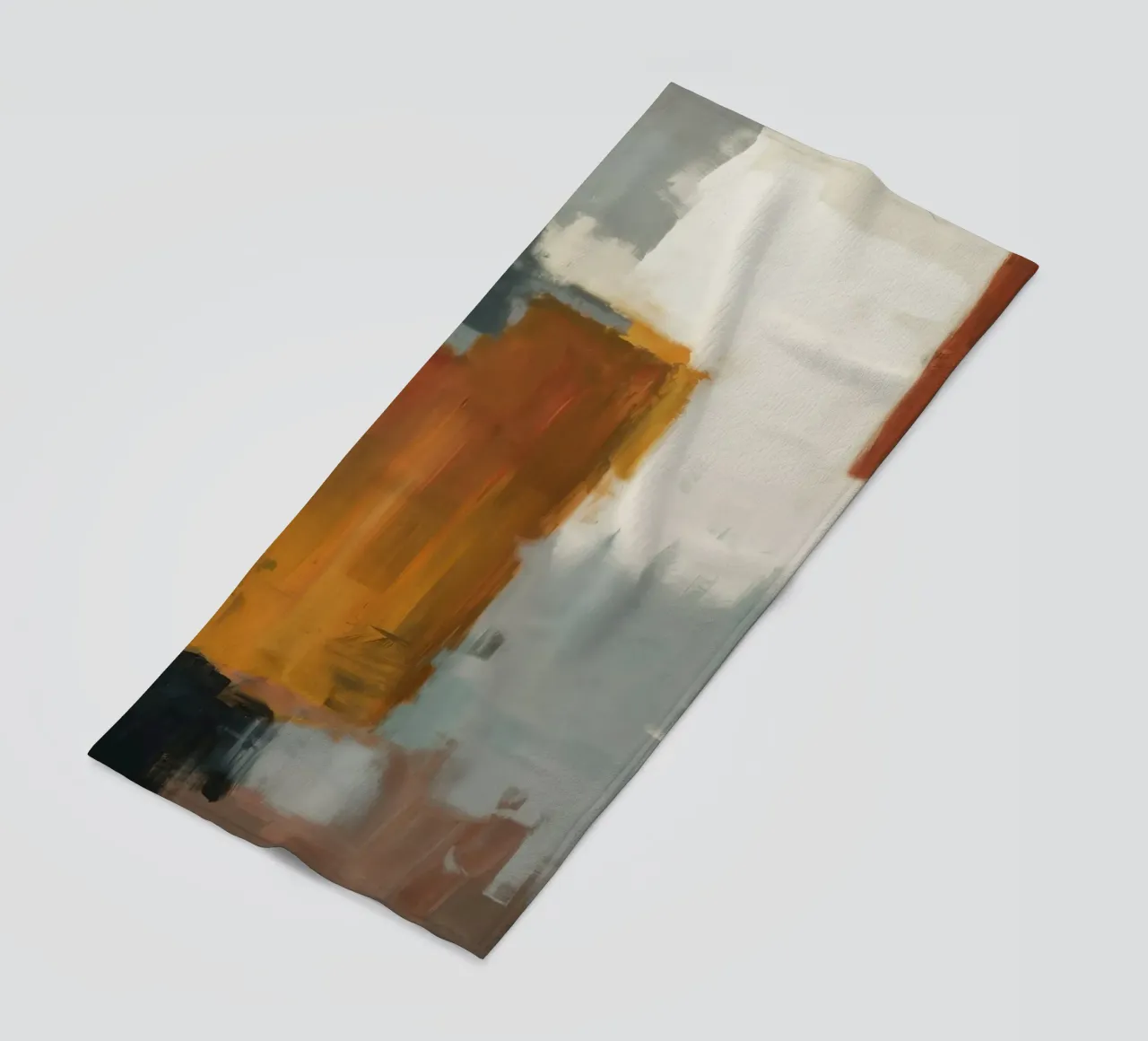 Muted Structure Grid beach towel by Monarch Arc