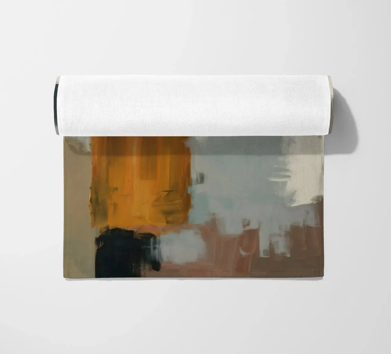 Muted Structure Grid beach towel by Monarch Arc