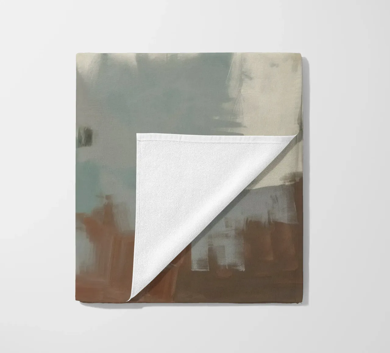 Muted Structure Grid beach towel by Monarch Arc