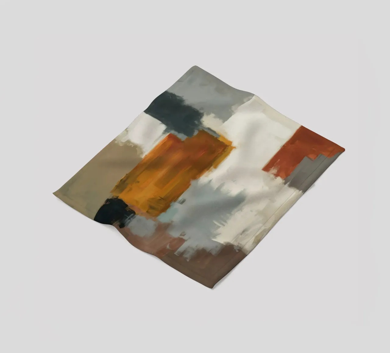 Muted Structure Grid Fleecedecke von Monarch Arc