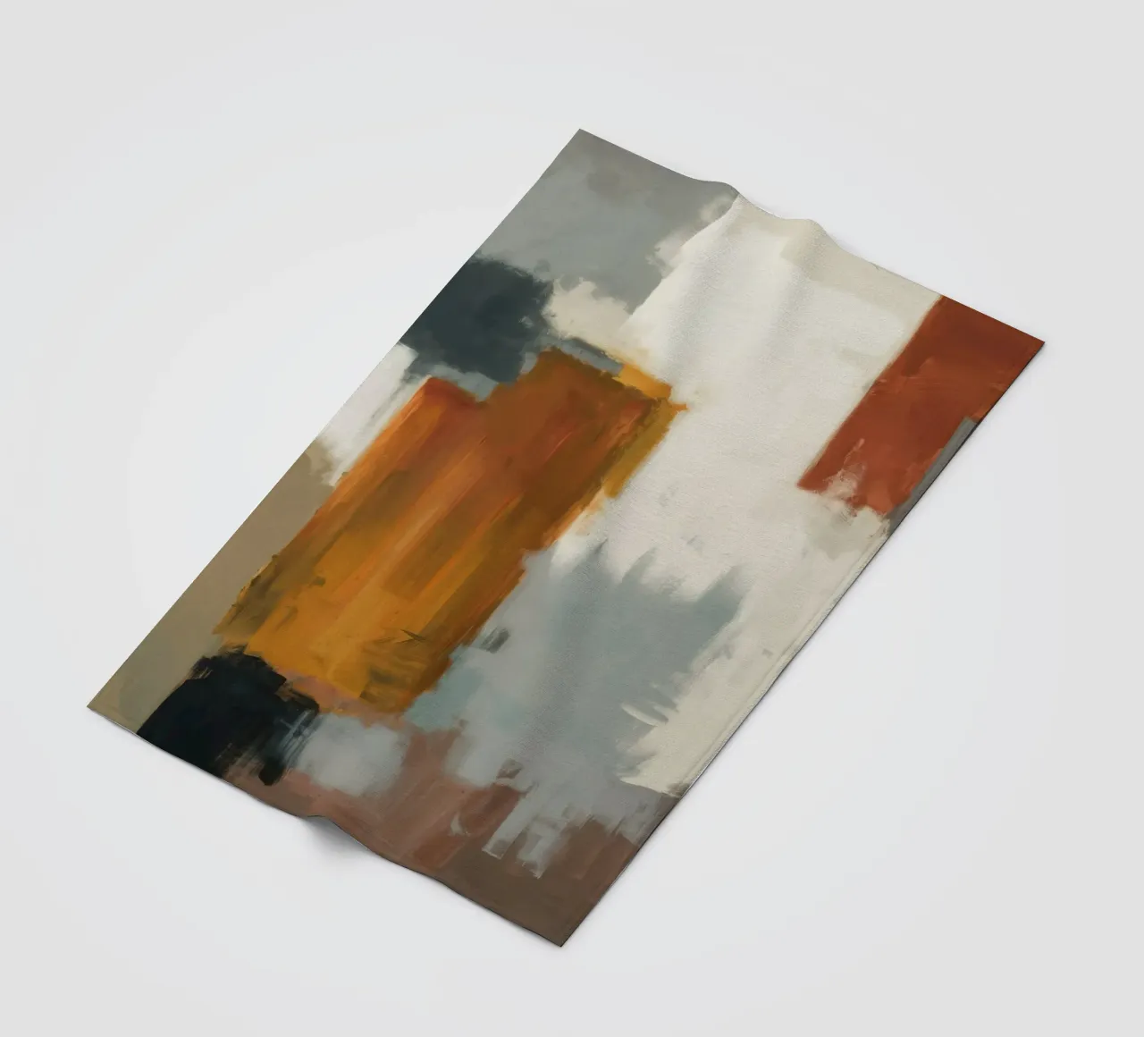 Muted Structure Grid Fleecedecke von Monarch Arc