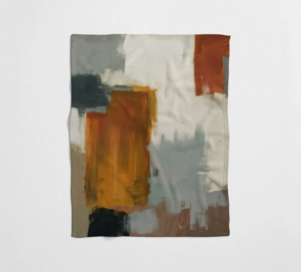 Muted Structure Grid Fleecedecke von Monarch Arc