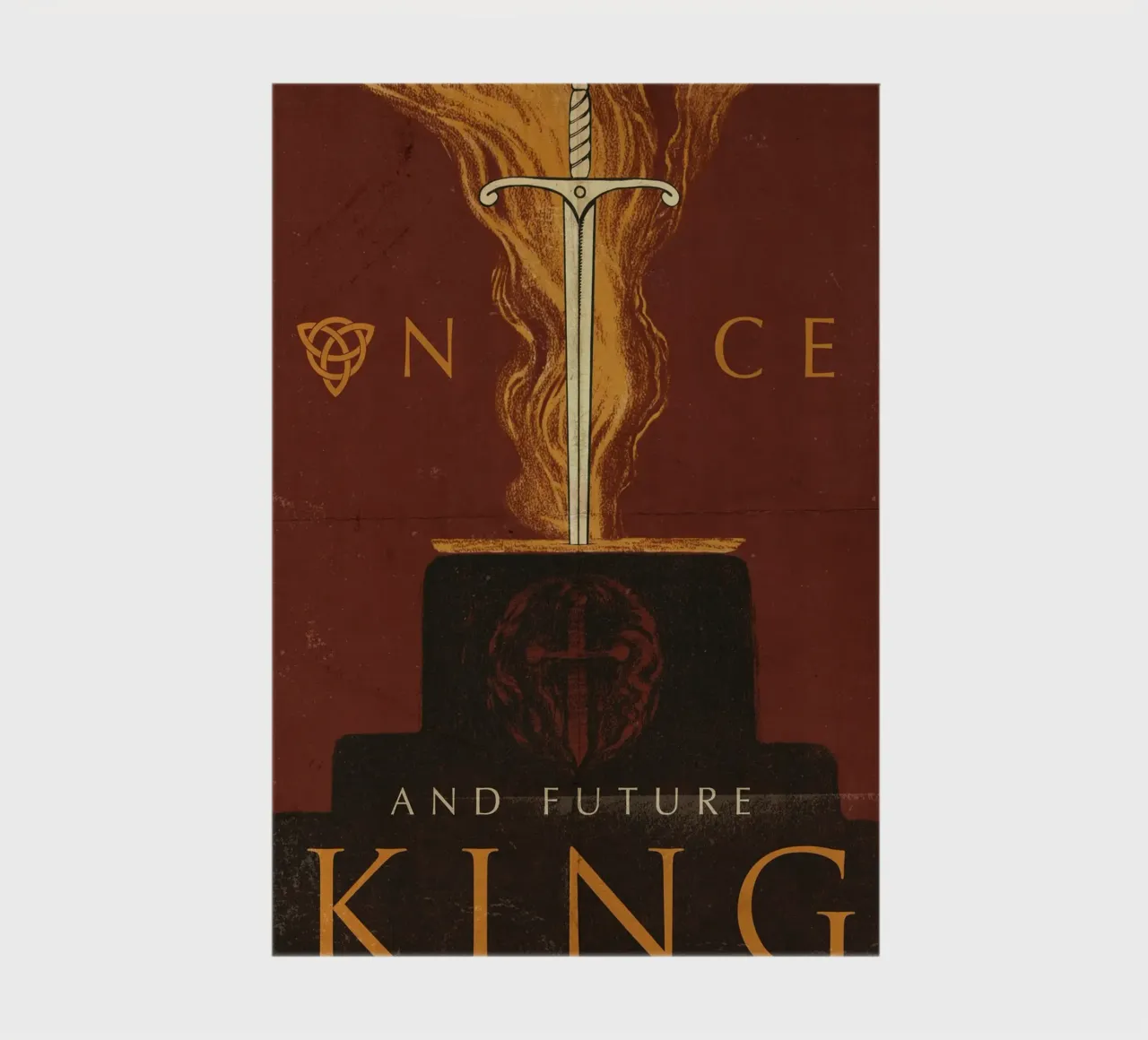 The Once and Future King notebook by Junkie Movie