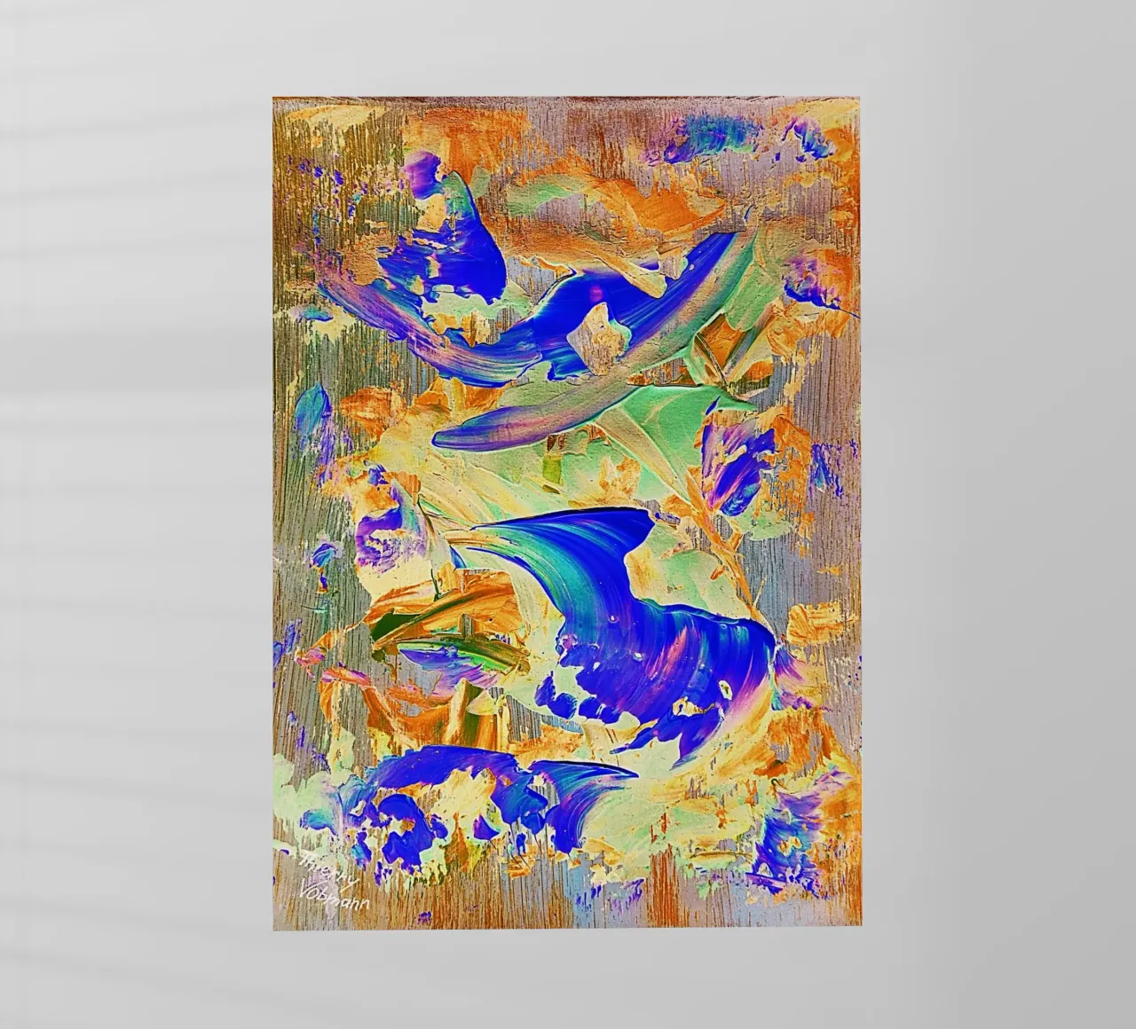 IDEAL GIFT 27 invers pellicola backlit da Thierry Vobmann Abstract painting