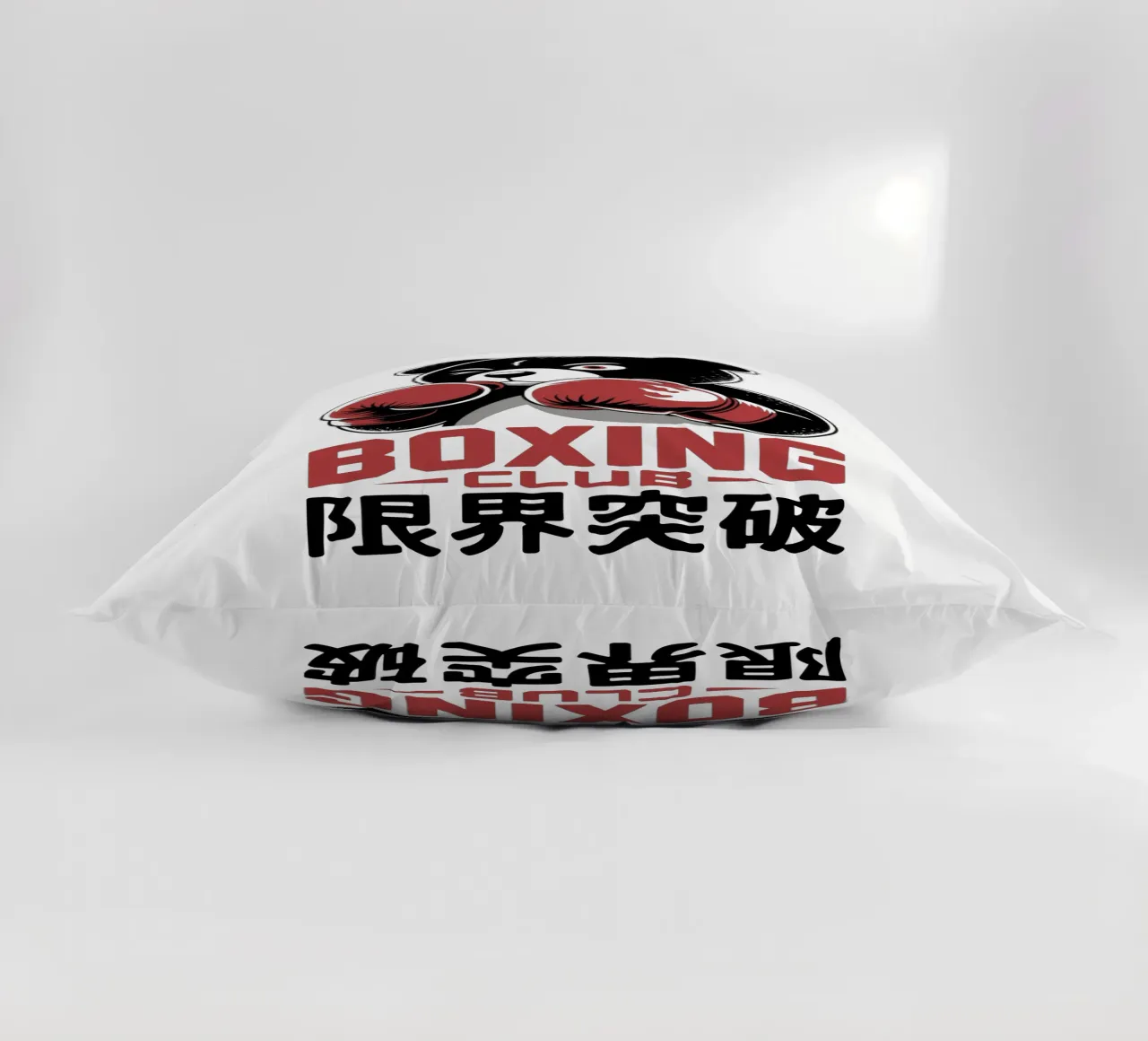 Orso da boxe giapponese - Arte del combattimento con i kanji di Limit Break cuscino da GameDay Studio