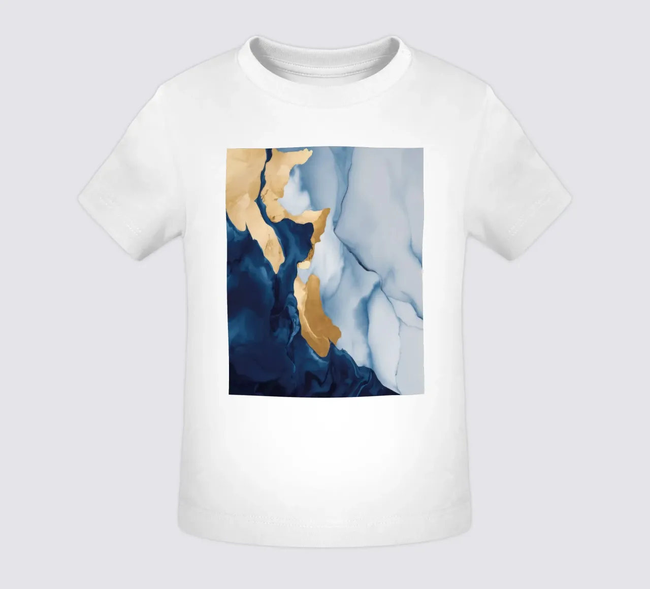 Golden Abyss Bloom baby t-shirt by Monarch Arc