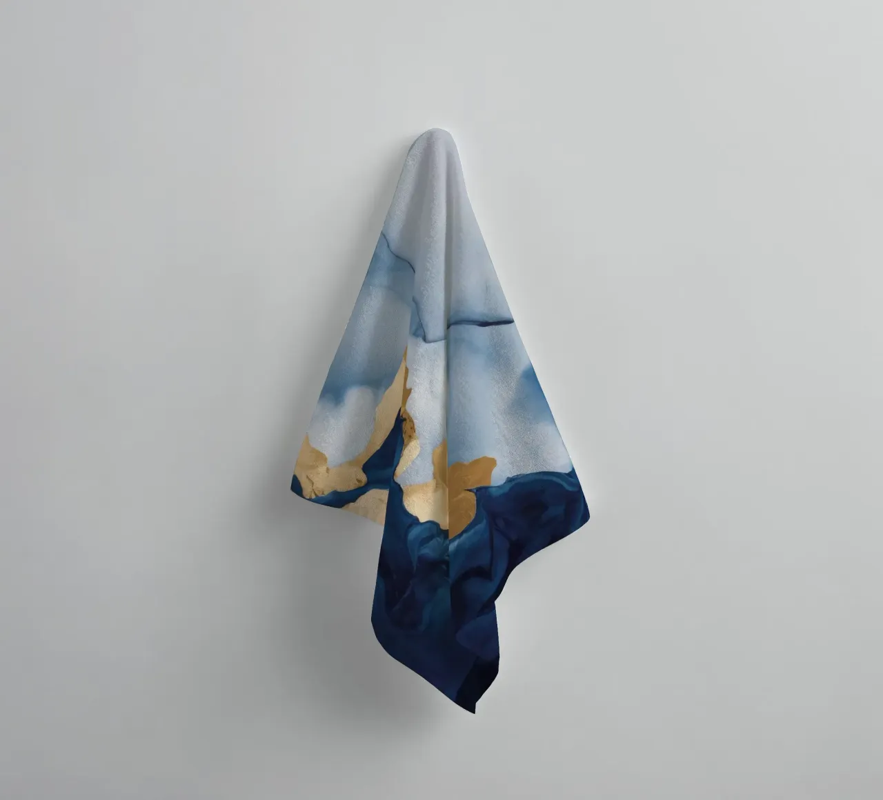 Golden Abyss Bloom towel by Monarch Arc